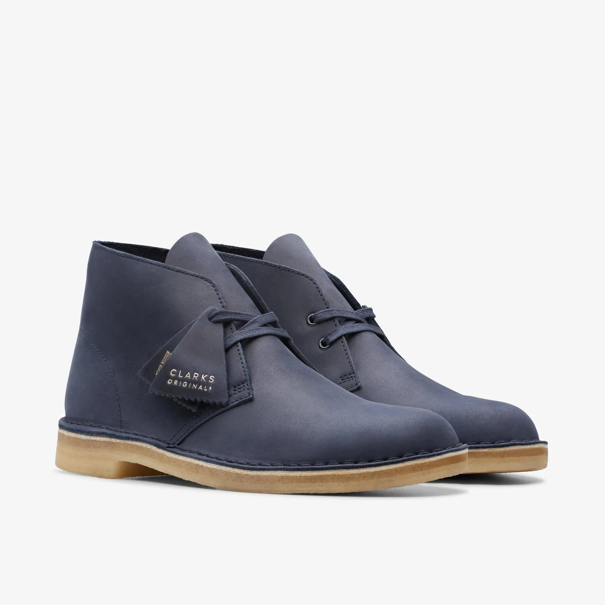 Clarks Originals Desert Boot Men’s Navy Leather 26174058